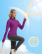 FKEEP WOMEN'S LONG SLEEVE ATHLETIC JACKETS UPF 50+ M FK3138LST PURPLE - Brand New