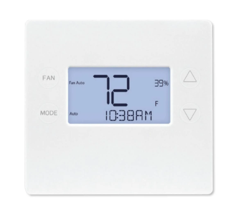 2GIG Z-WAVE 700 PROGRAMMABLE THERMOSTAT (2GIG-STZ1-345) WHITE Like New