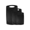 TAGLIERE LARGE-SMALL MARBLE CUTTING BOARDS SET OF 3, NON SLIP - MARBLE BLACK - Like New