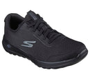 124094W SKECHERS WOMEN'S GO WALK JOY ECSTATIC SNEAKER WIDE SIZE 9.5 Black - Brand New