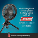 Coleman OneSource Multi-Speed Fan and Battery 2000035455 - Black Like New