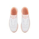 100209067 Reebok Women's Club C Revenge Sneaker, White/White/Sunkissed, Size 8 - Brand New