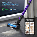 BIEIAO CORDLESS VACUUM CLEANER WITH LED DISPLAY, 6 IN 1 LIGHTWEIGHT - PURPLE - Like New