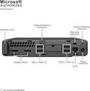 HP ELITEDESK 800 G5 MINI PC, INTEL I5-9500T 6-CORE 16GB 256GB SSD - BLACK - Like New