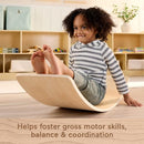 Fisher-Price Wood Montessori Toy Rockin' Balance Board - Brand New