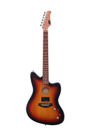 IYV 6 STRING IYV-IJGAP-200 SEMI HOLLOW ELECTRIC ACOUSTIC GUITAR - SUNBURST - Like New