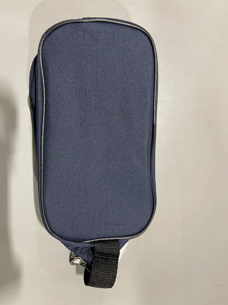 TRAVELERS CLUB 10" TRAVEL KIT TOILETRY BAG CASE - MIDNIGHT BLUE - Like New