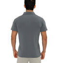 WARRIORS & SCHOLARS FAIRWAY S/S ACTIVE POLO , MEDIUM - GRAY - Brand New