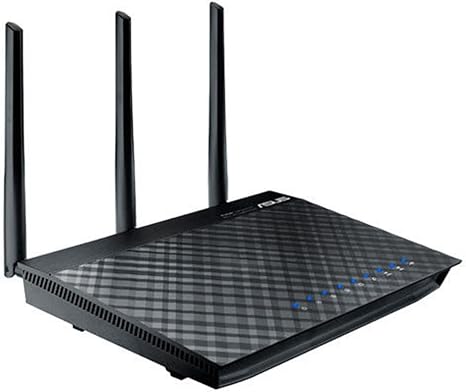 ASUS 802.11ac Dual-Band Wireless-AC1750 Gigabit Router RT-AC66R - BLACK Like New