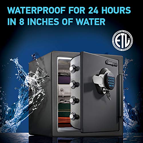 SentrySafe Waterproof and Fireproof Alloy Steel Digital Safe Box - Like New