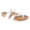BIRKENSTOCK UNISEX OPEN-BACK MAYARI V BLACK BB R - SIZE: MEN 6 WOMEN 8 - WHITE - Like New