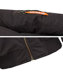 SP-2908CM/S GALAXY BY HARVIC SPIRE BY GALAXY MEN'S FLIGHT JACKET BLACK 3XL - Brand New