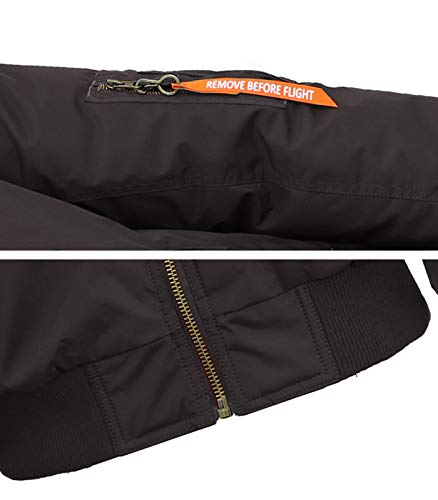 Spire by Galaxy Men's Flight Jacket - BLACK - Size XX-LARGE - Brand New