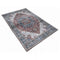 BIBB HOME WASHABLE FLANNEL PRINTED AREA RUG LATEX BACK 5X7FT - PERSIAN MEDALLION - Like New