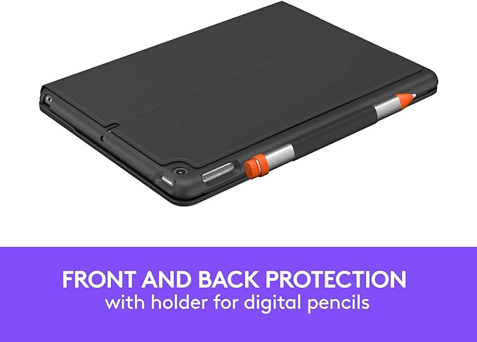 Logitech iPad 7/8/9 Gen Keyboard Case Slim Folio Wireless - Scratch & Dent