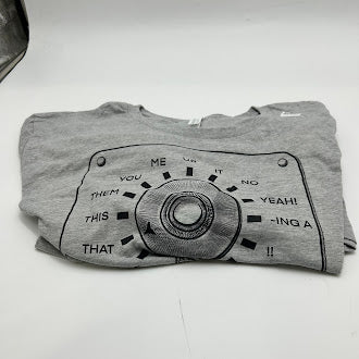 BELLA CANVAS F-BOMB SELECTOR - SIZE: MEN 3XL - GRAY - Like New