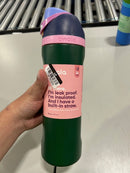 OWALA 24OZ FREE SIP STAINLESS STEEL FOREST FAIRT WATER BOTTLE - FOREST FAIRY - Like New