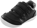 Stride Rite Baby Boys Soft Motion Kennedy Sneaker - Black - 6 Wide Toddler - Like New