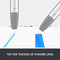 LOGITECH CRAYON DIGITAL PENCIL FOR IPAD PRO 12.9", 11", 10TH GEN+ - GRAY - Like New