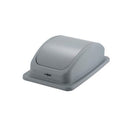 Winco PTCL-23 23 Gallon Gray Slim Trash Can Lid - Brand New