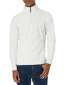 AMAZON ESSENTIALS MAN'S QUARTER-ZIP FLEECE PULLOVER JACKET, MEN XS - LIGHT GREY - Brand New