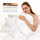 WELLOS LUXURY GOOSE FEATHER DOWN COMFORTER QUEEN SIZE - 1600 TC/DM COTTON -WHITE - Brand New