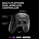 STEELSERIES STRATUS DUO WIRELESS GAMING CONTROLLER 69075 - BLACK Like New