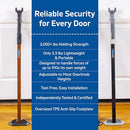 Securadoor Super Heavy Duty Metal Door Stoppers Bar with 3000+lbs Strength - Brand New