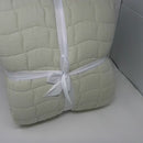 DAWSON COLLECTION DAWSON SEERSUCKER QUILTS KING 3 PIECE SIZE KING - GREEN - Brand New