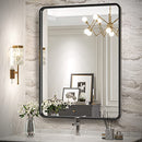 Brightify Black Bathroom Mirror 20" x 28" Rectangular Framed Mirror SY3035-20X28 - Like New
