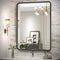 Brightify Black Bathroom Mirror 20" x 28" Rectangular Framed Mirror SY3035-20X28 - Like New
