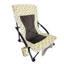 BLISS HAMMOCKS FOLDING BEACH CHAIR, DELUXE - PINEAPPLE - Brand New