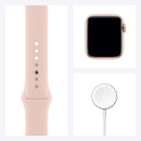 Apple Watch Series 6 (GPS + LTE ) 40mm Gold Aluminum with Pink Sport Band - Like New