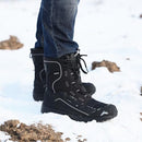 ROCKMARK Men's Winter Snow Boots, Snow Boots Mid-Calf Waterproof Insulated Black - Brand New