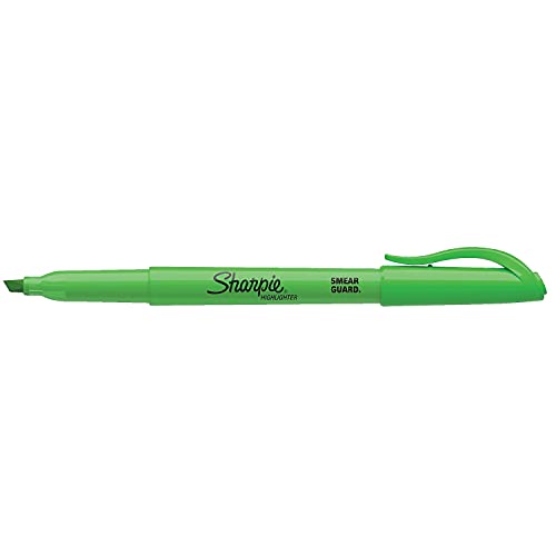 SHARPIE POCKET HIGHLIGHTER SET OFFICE AND CLASSROOM SUPPLIES 24 COUNT - ASSORTED - Brand New