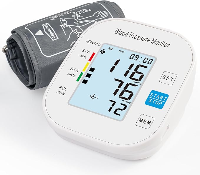 Laukum Blood Pressure Monitor Cuff Automatic Digital BP Machine - Scratch & Dent