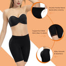 ATTLADY Women's Seamless Smooth Boyshorts Panties 2Black&2Nude, 2XL - Like New