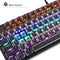 MageGee Typewriter USB Wired Mechanical Gaming Keyboard, Blue Switches - Black Like New