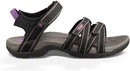 TEVA WOMENS TIRRASANDAL - SIZE: WOMEN 9.5 (AU/UK W7.5) (EU W40.5) - BLACK/GRAY - Like New