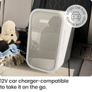ICEMAN PORTABLE MINI FRIDGE, COOLER, RJ48-V2-8-WHITE - WHITE - Like New