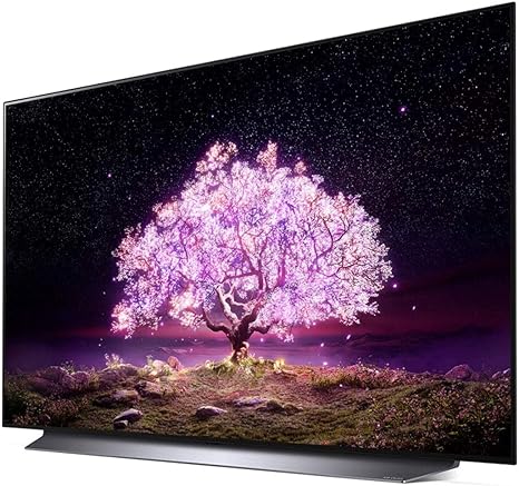 LG 77" Class C1 Series OLED 4K UHD Smart webOS TV OLED77C1AUB - Black - Like New