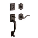 Baldwin Pistoria, Front Entry Handleset, SmartKey Deadbolt, B072W2PNHH -Bronze - Brand New
