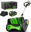 SONTHIOW 13.5INCH ELECTRIC SNOW BLOWER - GREEN AND BLACK - Scratch & Dent
