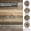 BARNWOODUSA Christmas Tree Collar Box Wooden White Wash X Farmhouse Skirt - Brand New