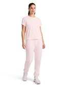 REEBOK WOMEN'S CINCH-BOTTOM SWEATPANT, SIZE L, REW252PA09039, FROSTED BERRY - Brand New