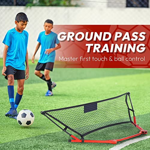 A11N SPORTS A11N SOCCER TRAINING EQUIPMENT 3FT X 1FT REBOUNDER - RED/BLACK - Like New