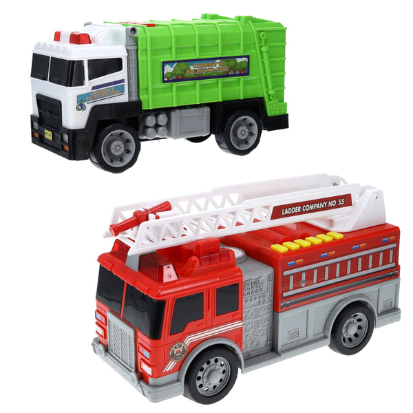 Fire Truck and Garbage Truck