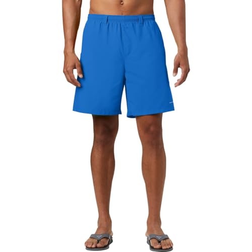 COLUMBIA MEN'S BACKCAST III WATER SHORT MEN L VIVID BLUE - Brand New