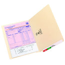 SMEAD 100% RECYCLED FILE FOLDER REINFORCED STRAIGHT-CUT MANILA 100/24160 - Brand New
