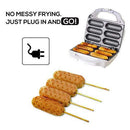 J-JATI WAFFLE CORN DOG MAKER SM902W6 - WHITE - Like New